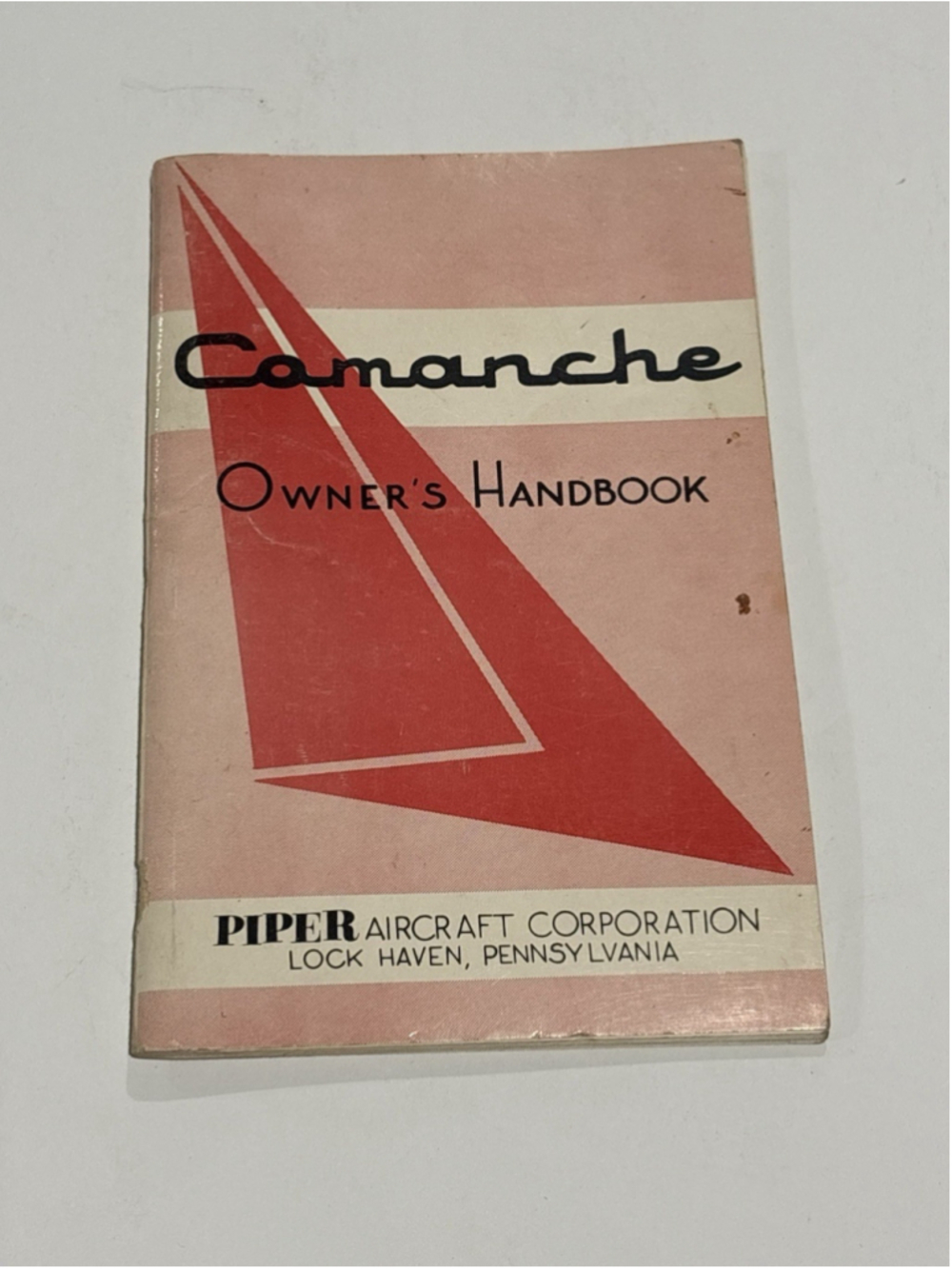 Piper Comanche Owner's Handbook 1962 PA-24-180 PA-24-250 Original Lock Haven
